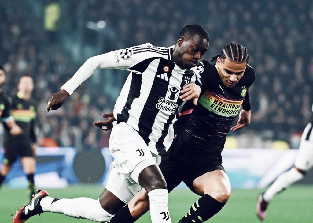 Pemain Juventus Timothy Weah